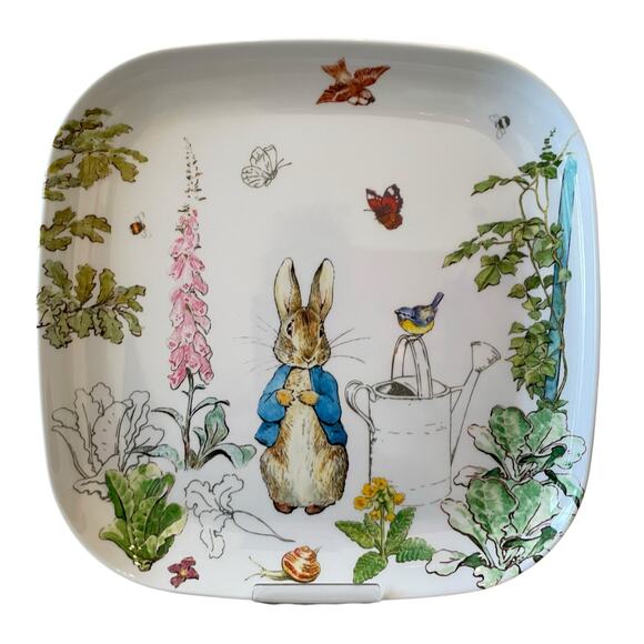 NEW Beatrix Potter Peter Rabbit Melamine Easter Dinner Plates 10" Set of 4 - Picture 1 of 14